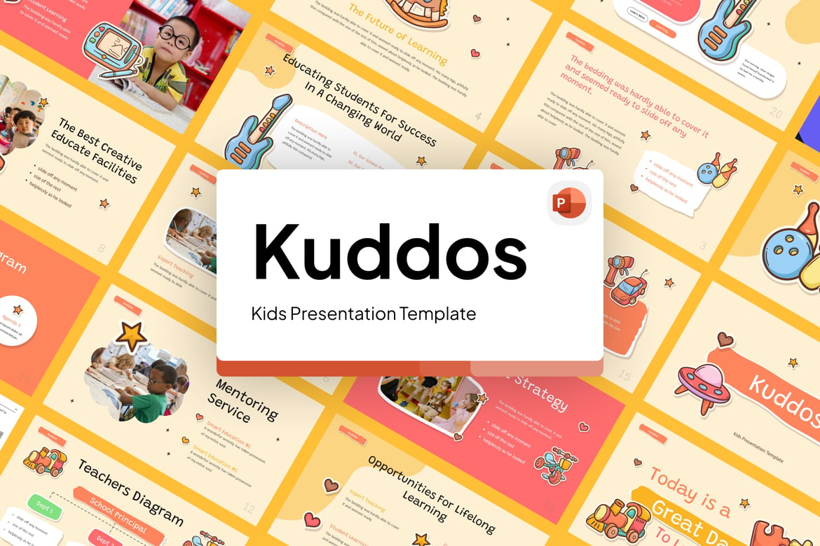 Template Presentasi Anak - PowerPoint Menarik dan Kreatif