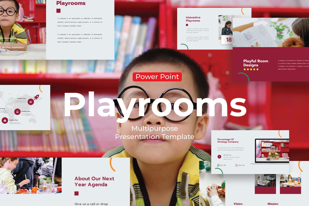 Template Presentasi Playroom Pendidikan yang Serbaguna