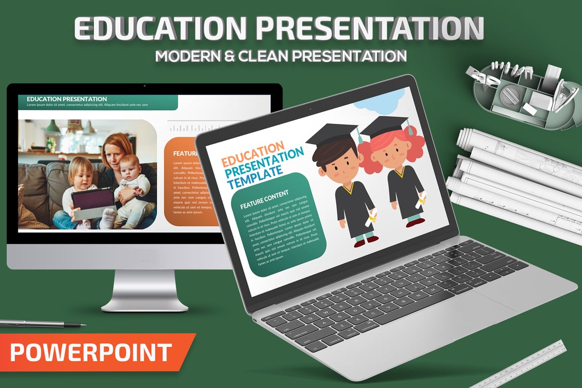Template Powerpoint Presentasi Pendidikan yang Menarik dan Interaktif