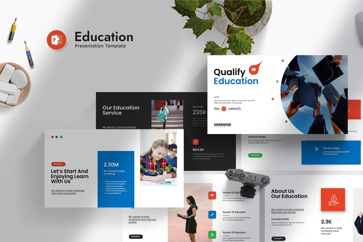 Template PowerPoint Presentasi Pendidikan yang Menarik dan Profesional