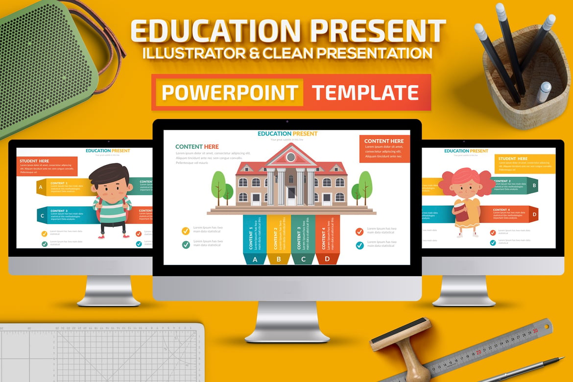 Template Presentasi Powerpoint Pendidikan yang Menarik dan Interaktif