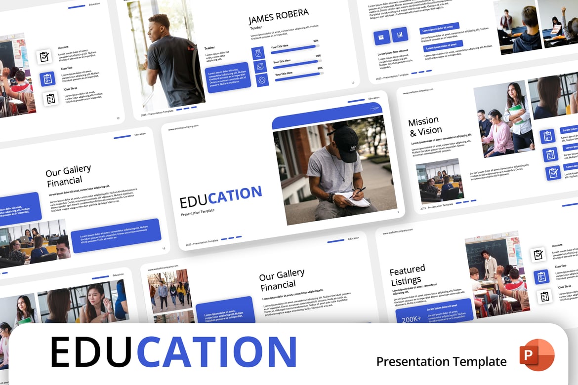 Template PowerPoint Pendidikan yang Menarik dan Profesional