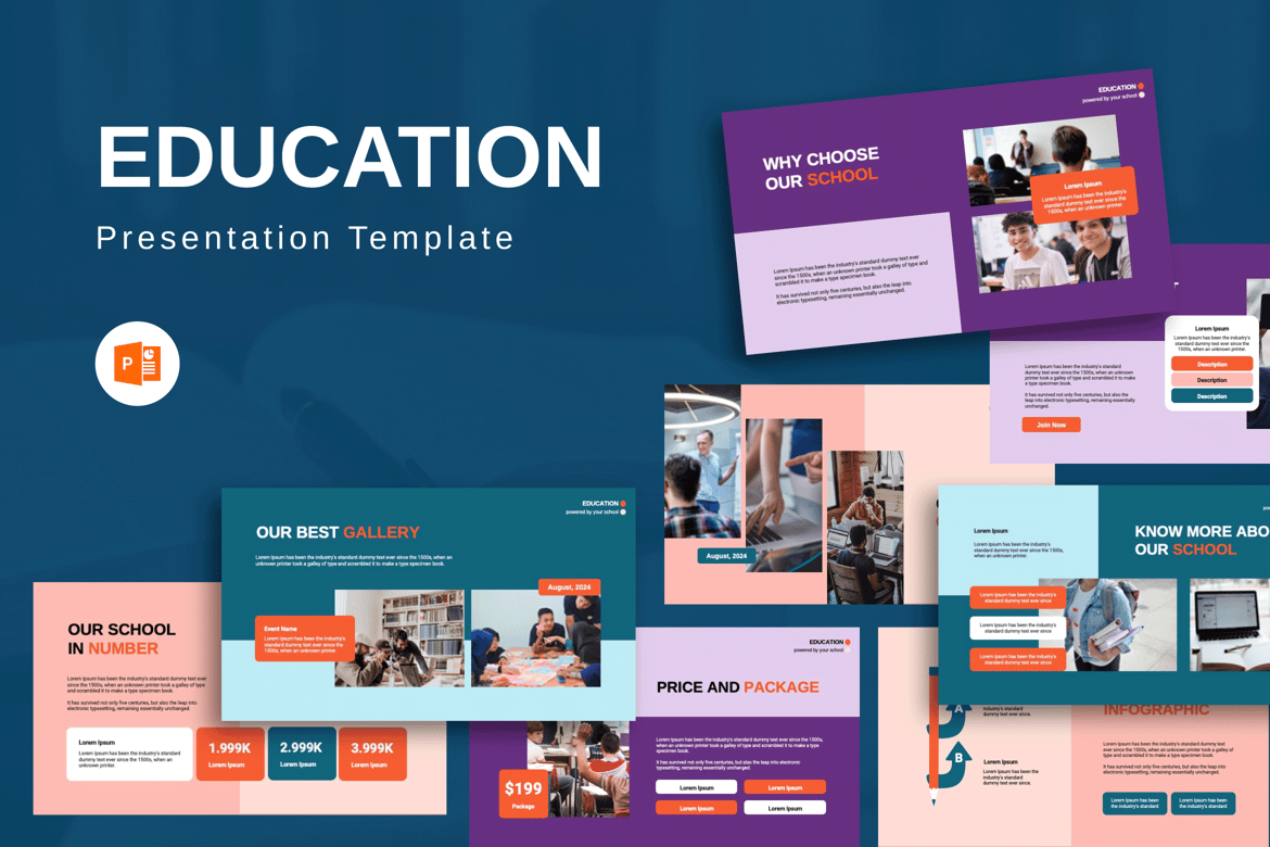 Template Powerpoint Pendidikan yang Menarik dan Profesional