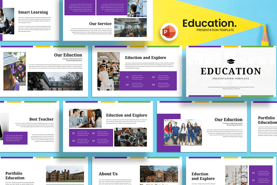 Template PowerPoint Pendidikan yang Menarik dan Praktis