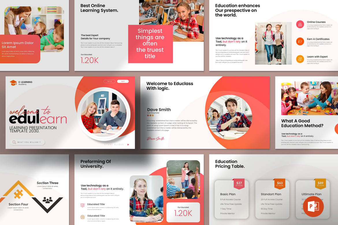 Template PowerPoint Pendidikan yang Menarik dan Profesional