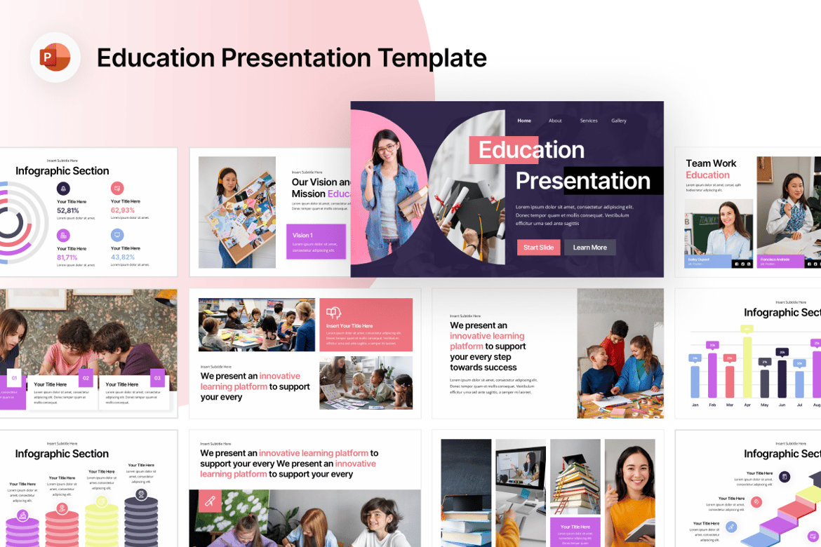 Template Presentasi PowerPoint Pendidikan yang Menarik dan Profesional