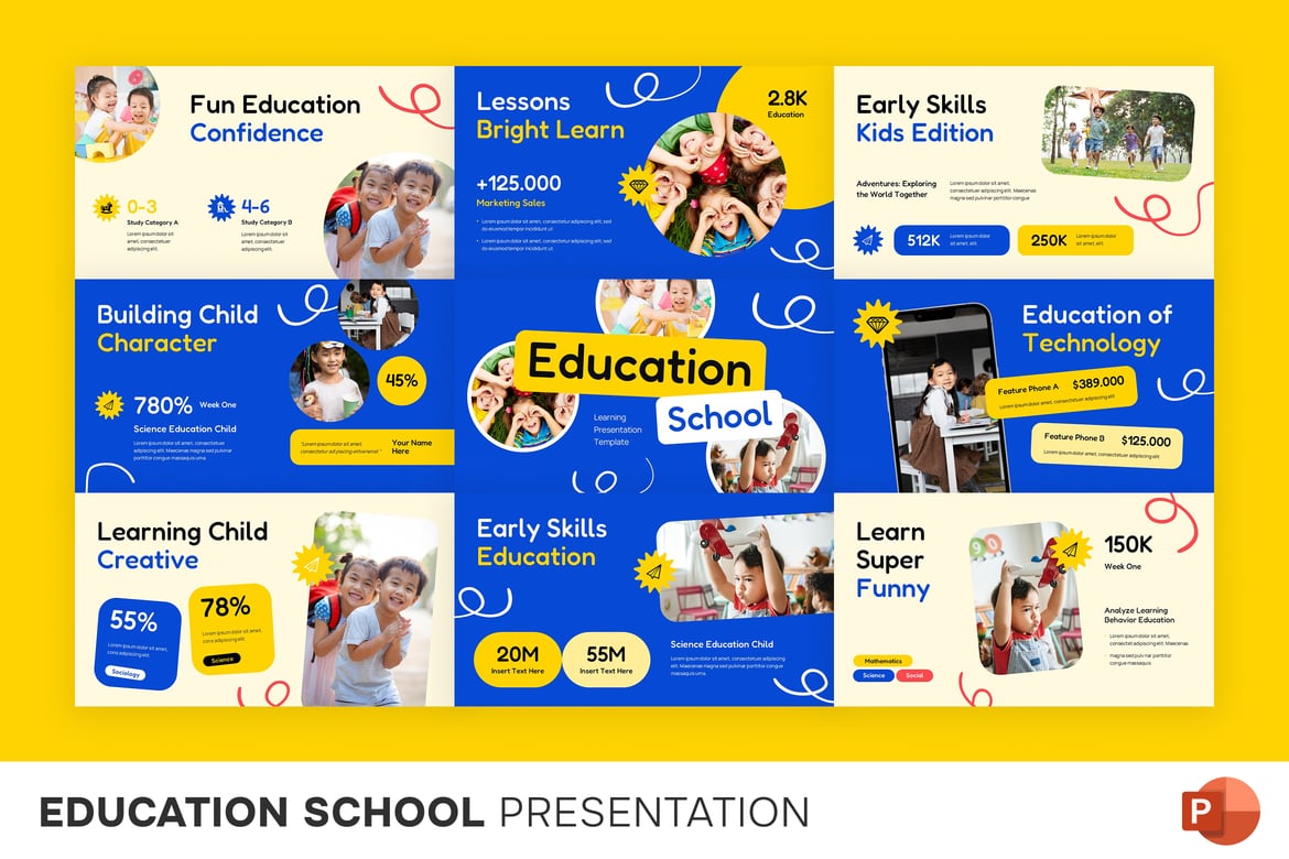 Template Presentasi Sekolah yang Menarik dan Profesional