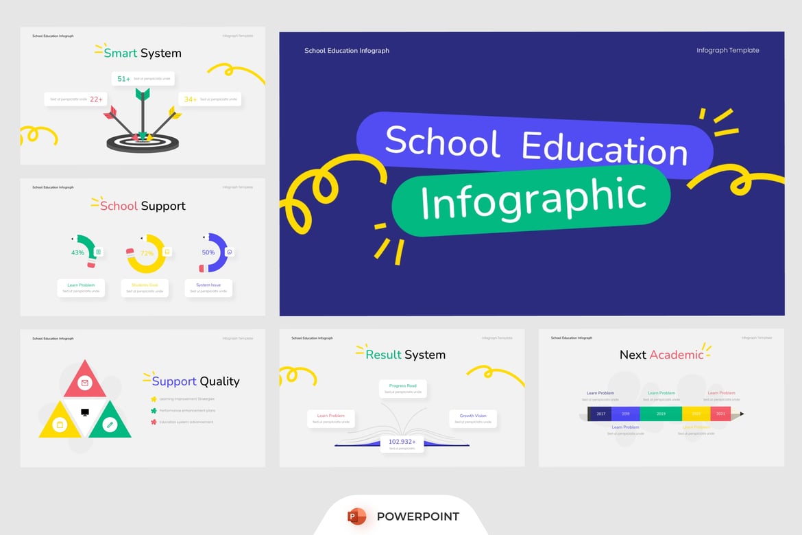 Template Presentasi PowerPoint Pendidikan yang Menarik dan Modern