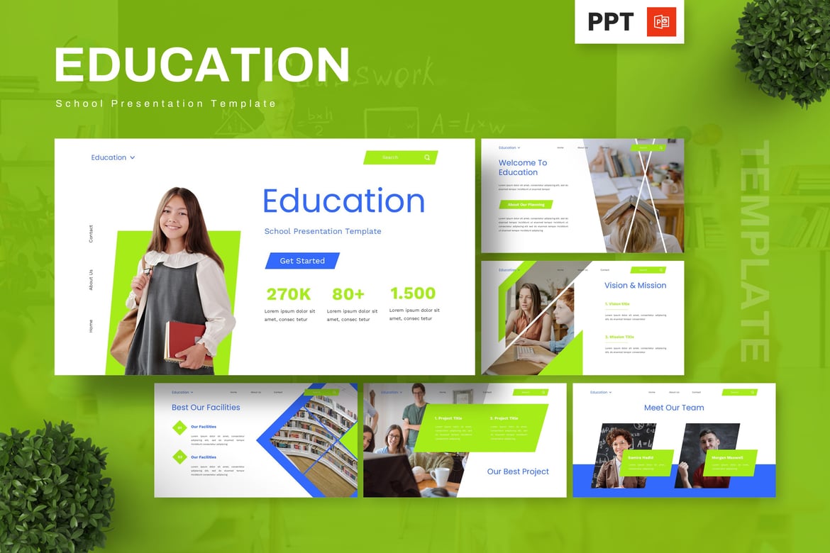 Template Presentasi Powerpoint Sekolah yang Menarik dan Profesional