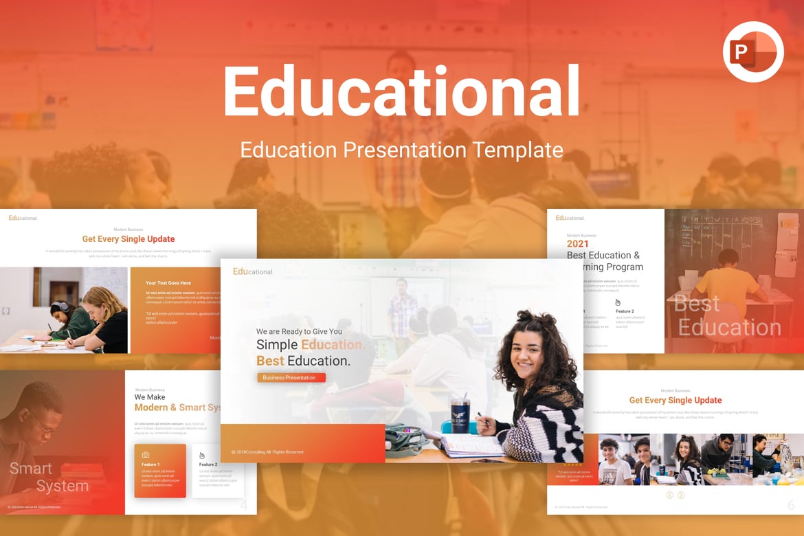 Template PowerPoint Modern untuk Presentasi Edukasi yang Menarik
