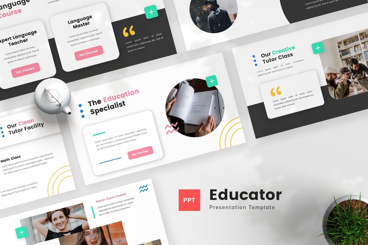 Template PowerPoint Edukasi - Presentasi Sekolah yang Menarik