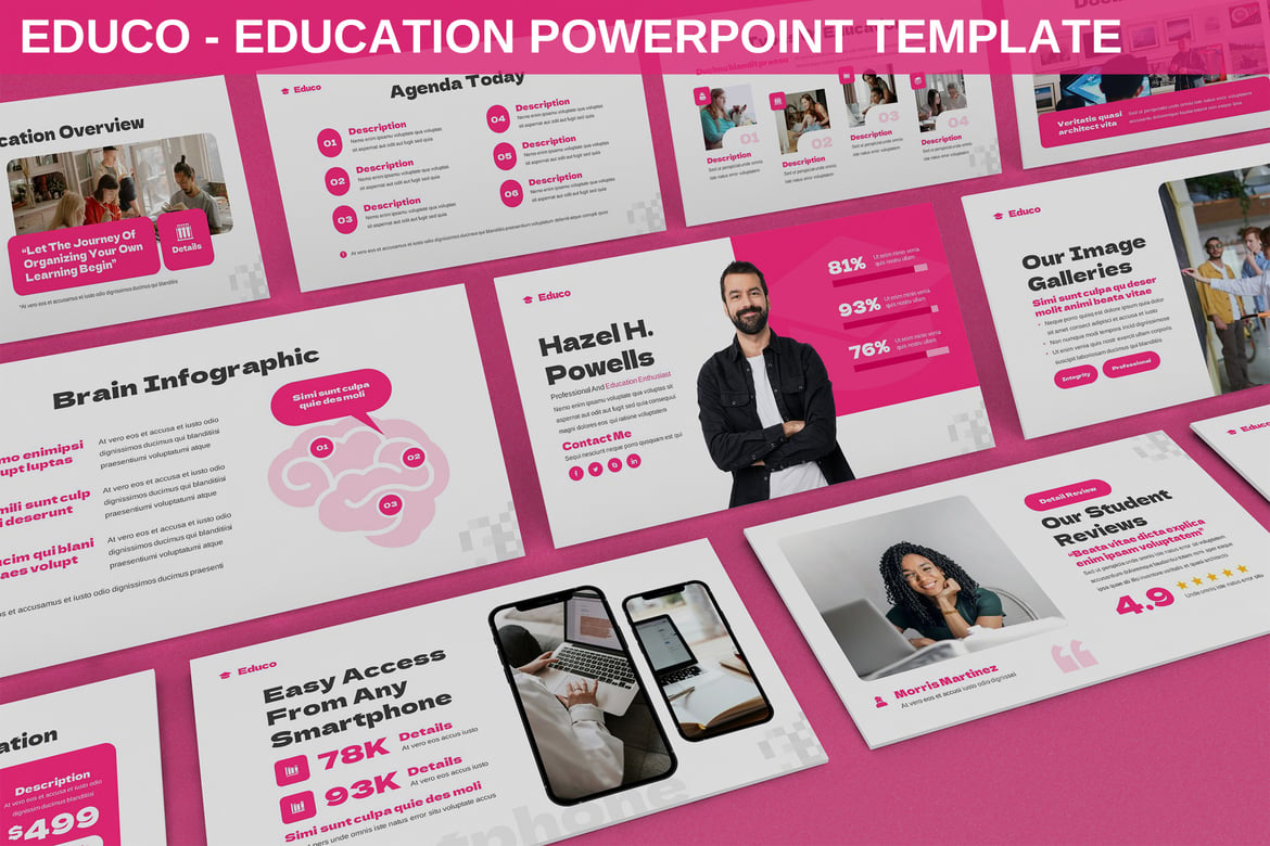 Template PowerPoint Educo: Solusi Presentasi Pendidikan yang Menarik