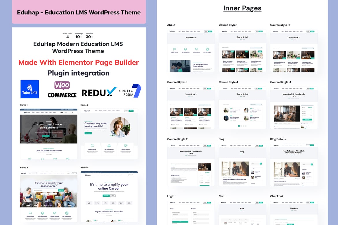 Eduhap - Tema WordPress LMS untuk Pendidikan yang Efektif
