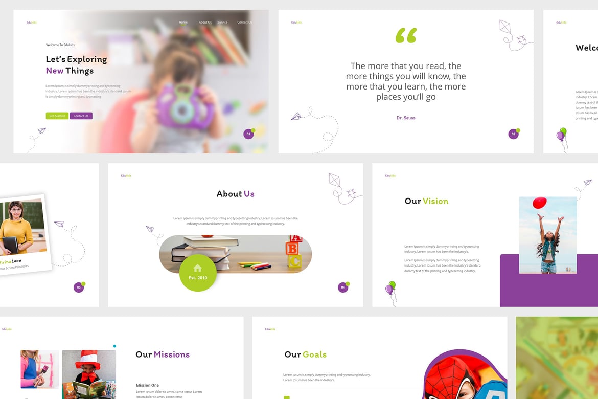 Template Presentasi Edukids: Powerpoint Kreatif untuk Anak