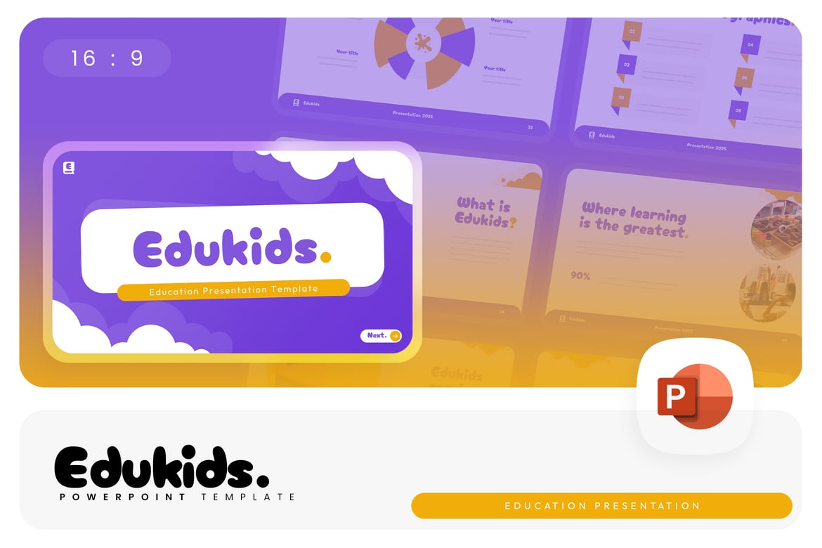 Template PowerPoint Edukids – Kreatif dan Profesional untuk Pendidikan