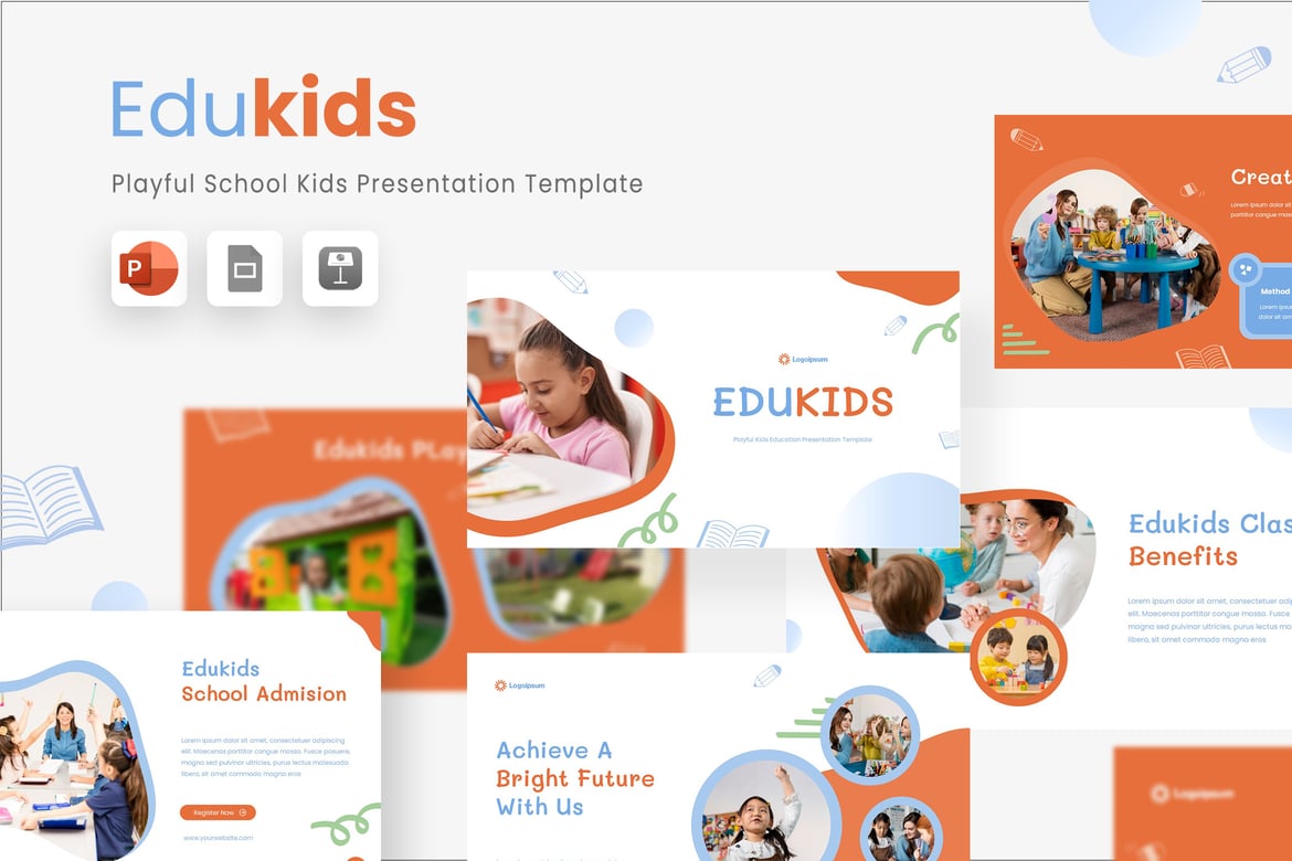 Template Powerpoint Edukids - Solusi Presentasi Pendidikan yang Menarik