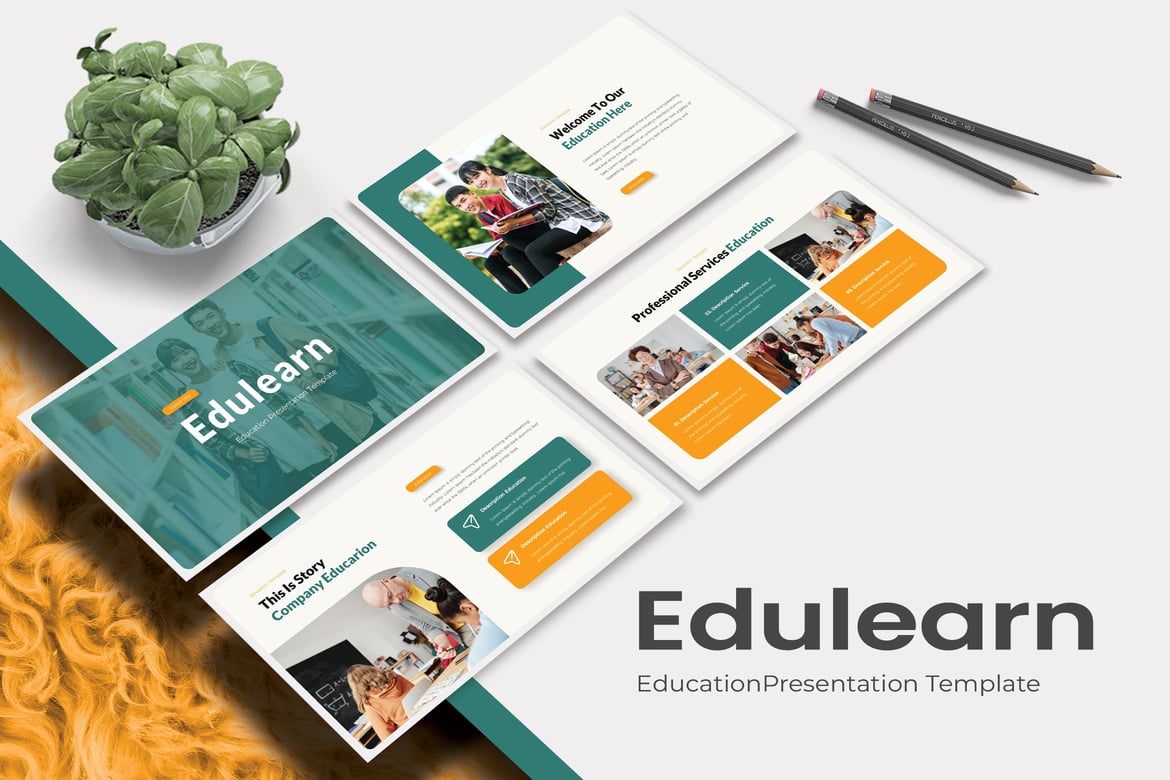 Template PowerPoint Edulearn yang Menarik dan Kreatif
