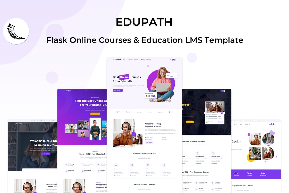 Edupath - Template Website Kursus Online & LMS Pendidikan
