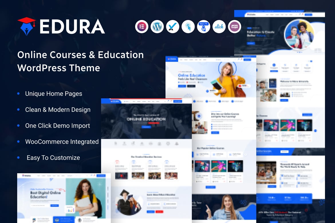 Edura – Tema WordPress untuk Kursus Online dan Pendidikan