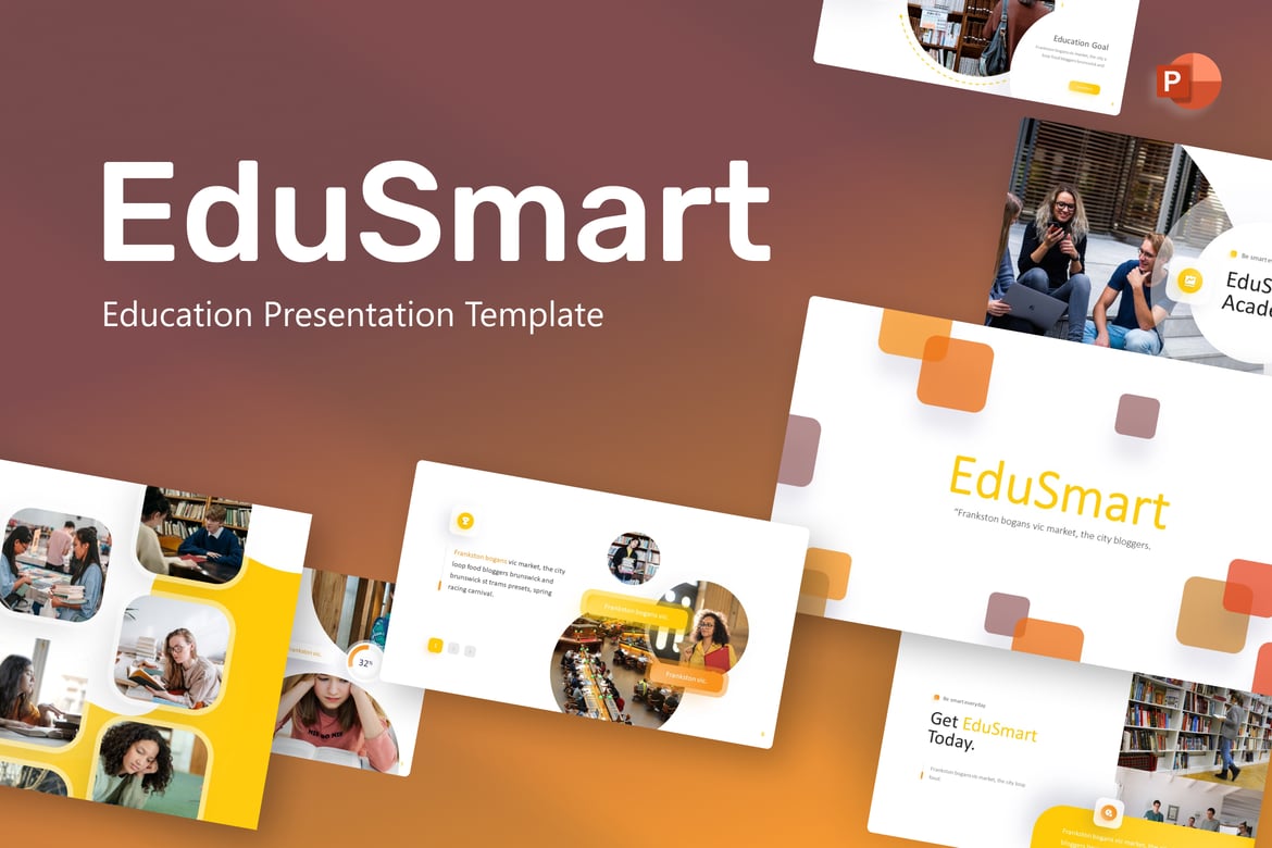 Template PowerPoint EduSmart untuk Presentasi Pendidikan