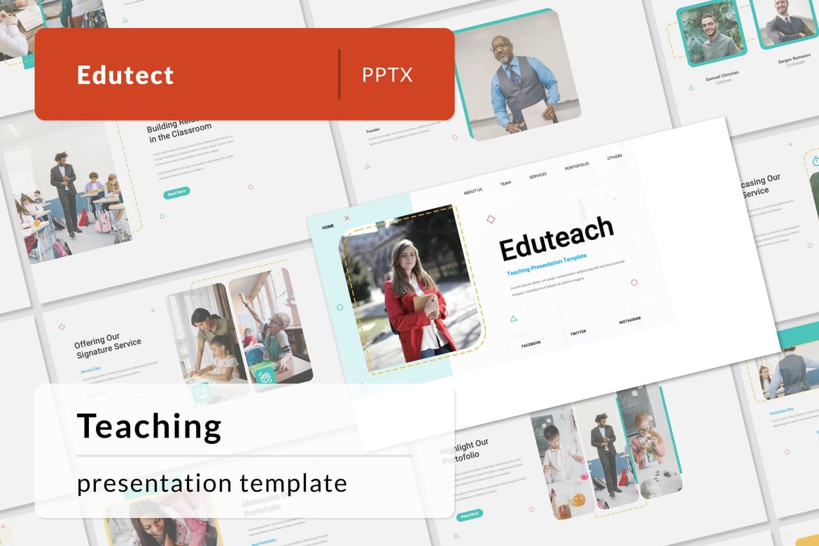 Template Powerpoint Edutech - Solusi Presentasi Pembelajaran Anda