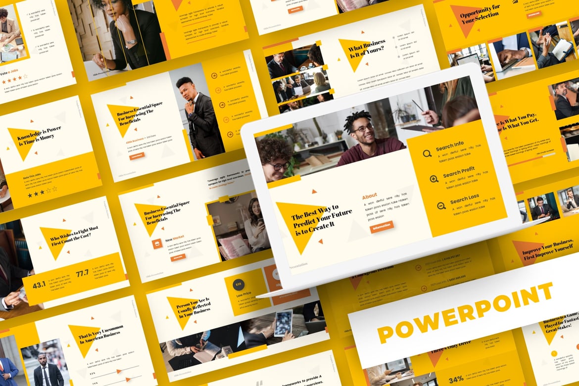 Template Powerpoint Effort - Solusi Presentasi Kreatif untuk Bisnis Anda