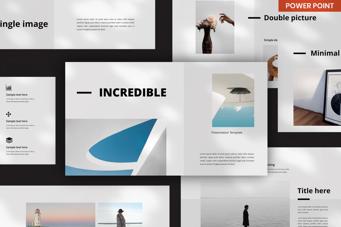 Template Presentasi PowerPoint Eincraft yang Minimalis dan Serbaguna