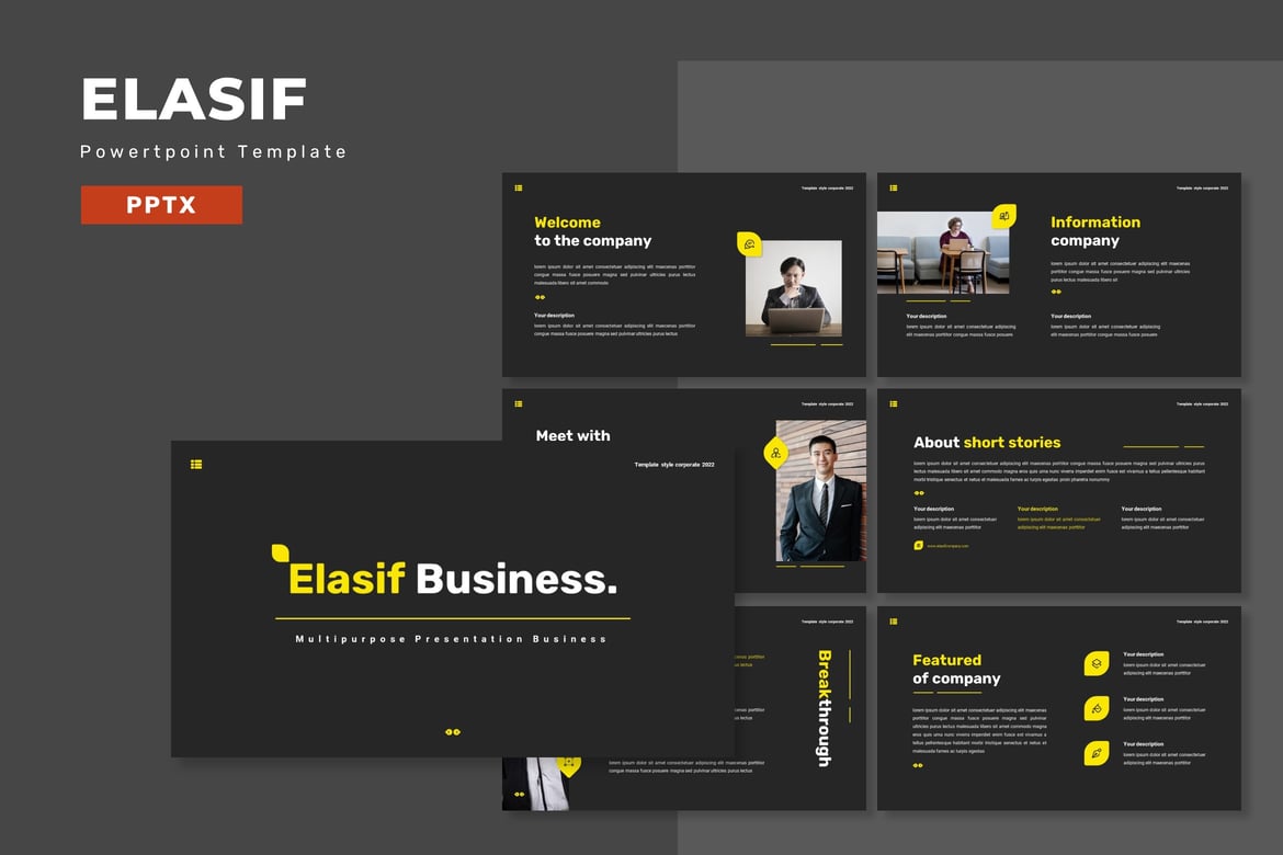 Elasif - Template Powerpoint Serbaguna yang Menarik