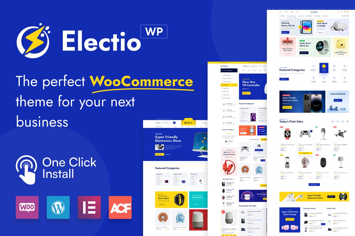 Tema WordPress Electio untuk Toko Elektronik dan Gadget Modern