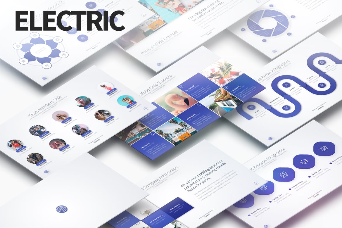 Template Presentasi PowerPoint MULTIFUNGSI - ELECTRIC