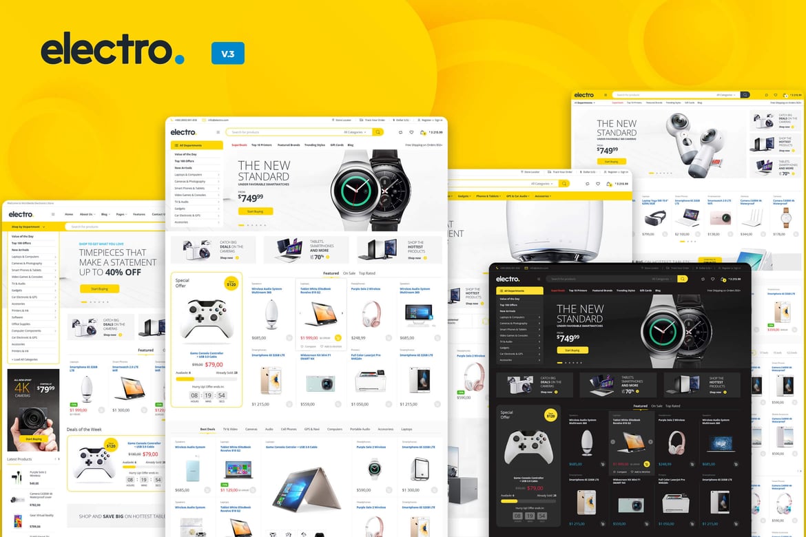 Tema WordPress Electro untuk Toko Elektronik yang Modern dan Fleksibel
