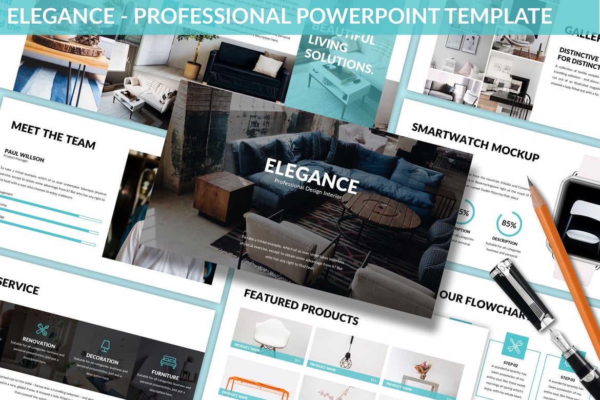 Template Powerpoint Elegan - Solusi Presentasi Profesional Anda