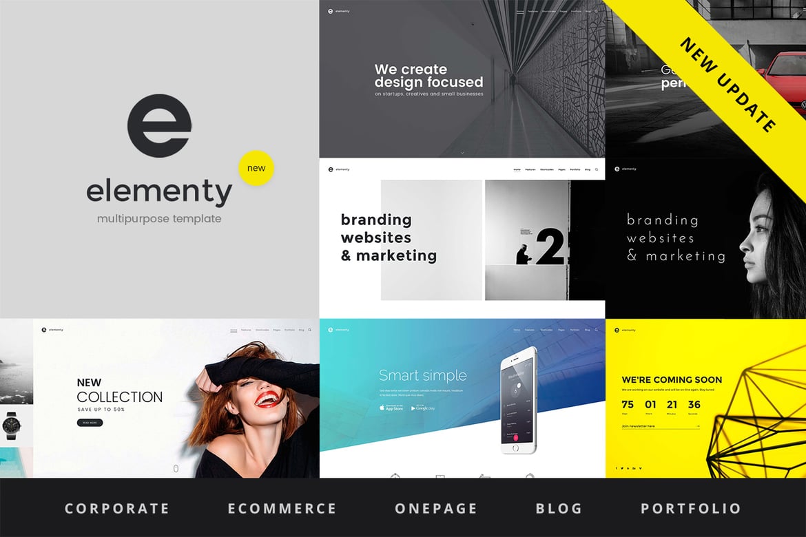 Elementy - Template Web Serbaguna untuk Semua Kebutuhan Anda