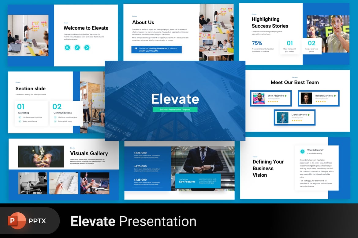 Template PowerPoint Bisnis yang Menarik dan Profesional