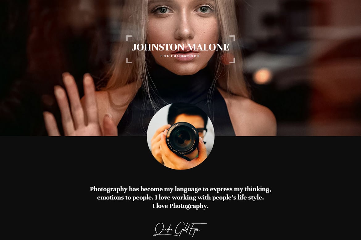 Elexer - Template Website Portofolio Fotografi yang Responsif