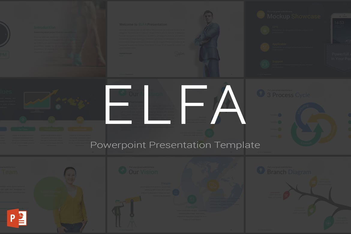 Template Powerpoint ELFA: Solusi Presentasi Kreatif dan Profesional