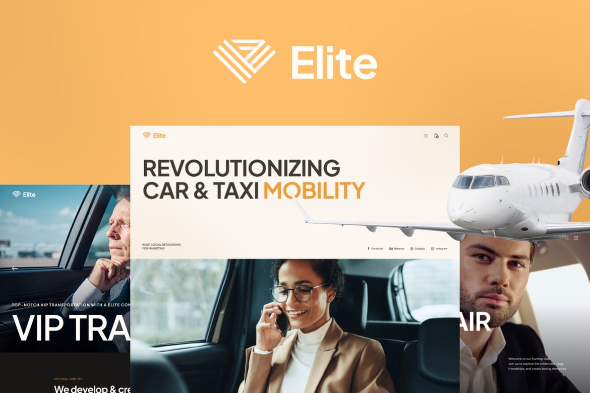 Tema WordPress Elite untuk Layanan Mewah dan Transportasi VIP