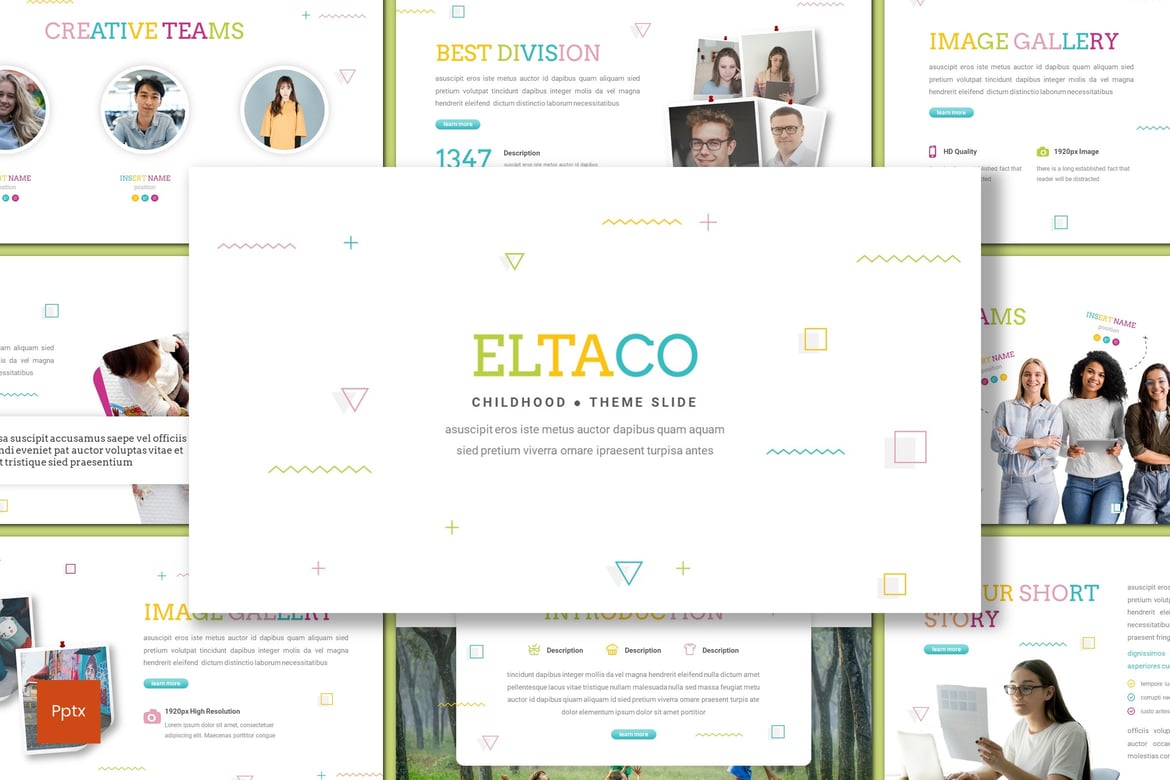 Template Presentasi Eltaco - Kreatif dan Minimalis untuk Segala Kebutuhan