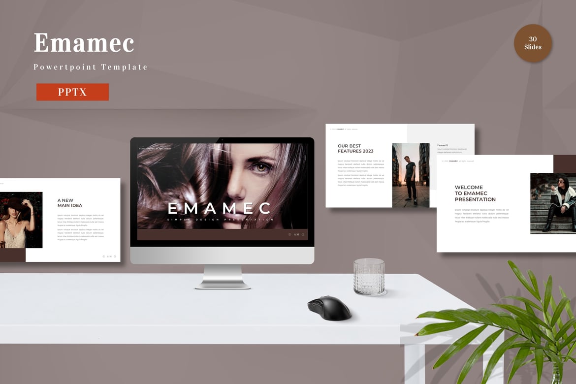 Emamec - Template PowerPoint yang Menginspirasi