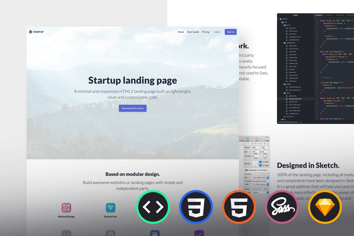 Emanate - Template Website untuk Startup yang Menarik dan Responsif