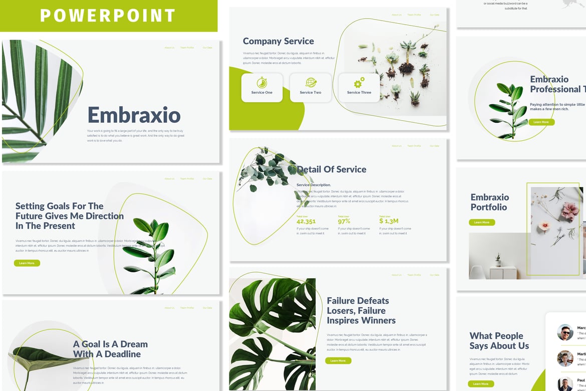 Embraxio - Template Powerpoint Profesional untuk Presentasi Bisnis