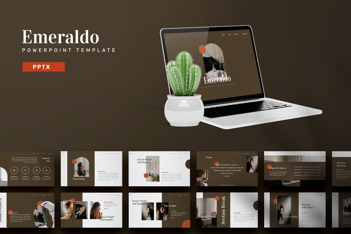 Emeraldo - Template PowerPoint Profesional untuk Setiap Kebutuhan