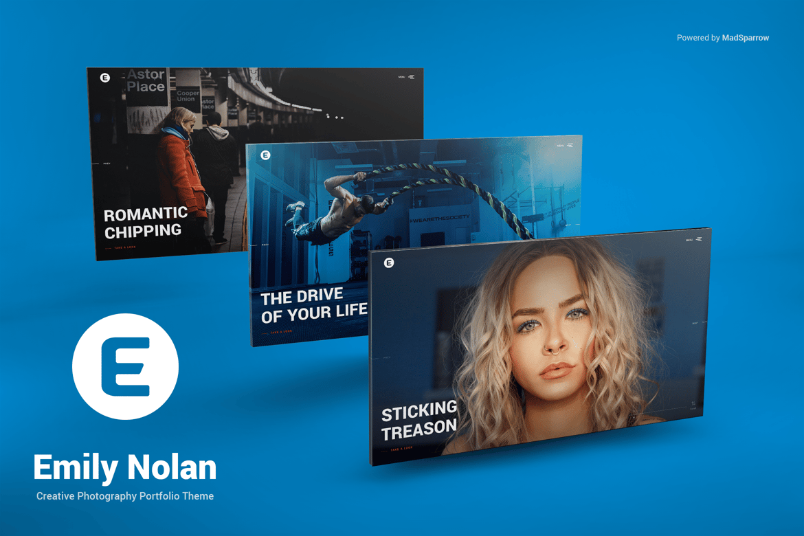 Tema WordPress Portfolio Kreatif Emily Nolan untuk Fotografi