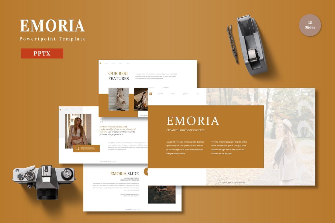 Emoria - Template Powerpoint yang Menarik dan Serbaguna