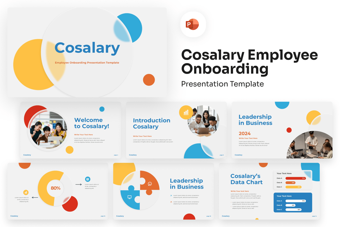 Template PowerPoint Onboarding Karyawan yang Menginspirasi