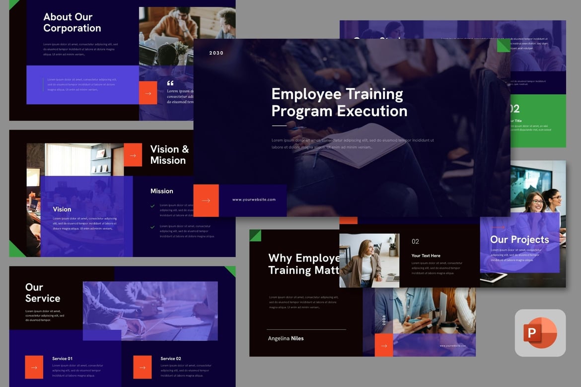 Template Presentasi PowerPoint untuk Pelatihan Karyawan yang Efektif