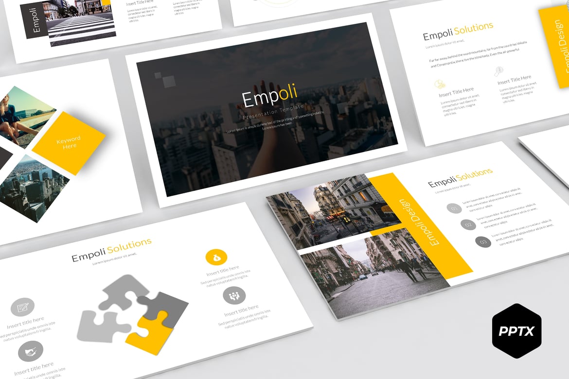 Template Powerpoint Empoli - Solusi Presentasi Kreatif Anda