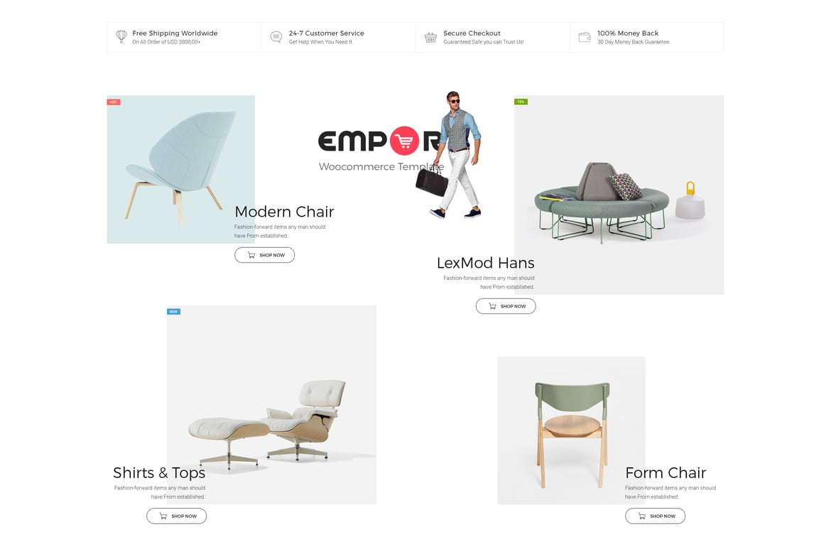 Empor - Template Website eCommerce Modern dan Menarik