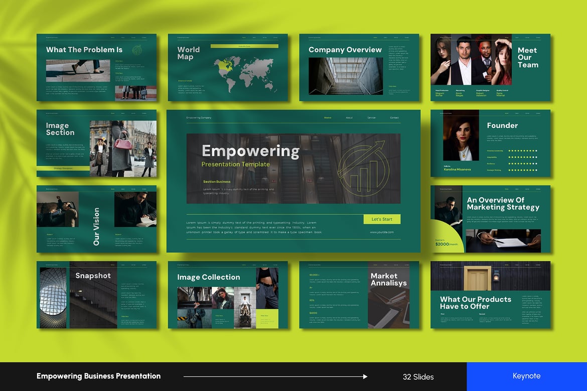 Template Presentasi PowerPoint Bisnis yang Memukau
