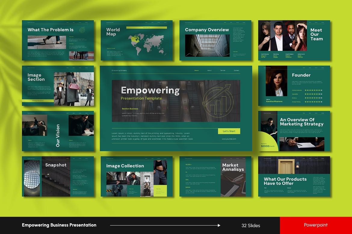 Template Powerpoint Presentasi Bisnis yang Memukau dan Multifungsi